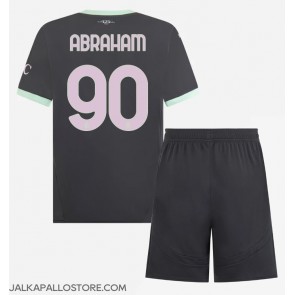 AC Milan Tammy Abraham #90 Kolmaspaita Lapsille 2024-25 Lyhythihainen (+ shortsit)